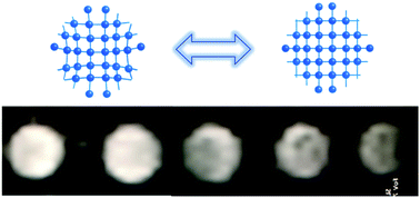 Graphical abstract: Lattice distortion of CaF2 nanocrystals for shortening their 19F longitude relaxation time