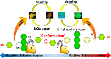 Graphical abstract: Photophysical divergence driven by π-spacer variations in the anthracene–cyanostilbene architecture