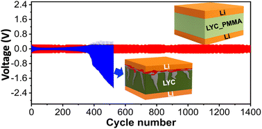 Graphical abstract: Lithium-metal all-solid-state batteries enabled by polymer-coated halide solid electrolytes