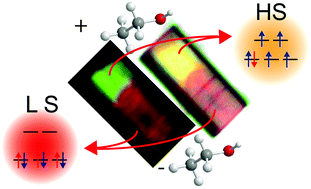 Graphical abstract: Multi-modal sensing in spin crossover compounds