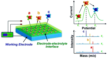 Graphical abstract: Recent advances in real-time and in situ analysis of an electrode–electrolyte interface by mass spectrometry