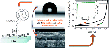 Graphical abstract: Functionalization of transparent conductive oxide electrode for TiO2-free perovskite solar cells