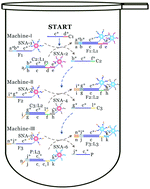 Graphical abstract: Stacking modular DNA circuitry in cascading self-assembly of spherical nucleic acids