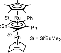 Graphical abstract: Heterobimetallic triple-decker complexes derived from a dianionic aromatic stannole ligand