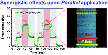 Graphical abstract: Dual electric and magnetic responsivity of multilayered magnetite-embedded core/shell silica/titania nanoparticles with outermost silica shell