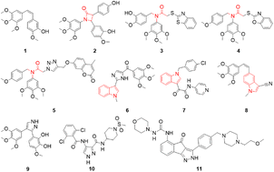 Graphical abstract: Synthesis and bioactive evaluation of N-((1-methyl-1H-indol-3-yl)methyl)-N-(3,4,5-trimethoxyphenyl)acetamide derivatives as agents for inhibiting tubulin polymerization