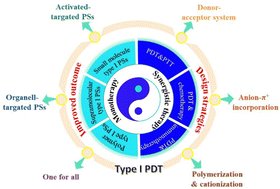 Graphical abstract: Recent advances in type I organic photosensitizers for efficient photodynamic therapy for overcoming tumor hypoxia