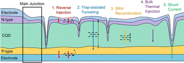Graphical abstract: Origin and suppression of dark current for high-performance colloidal quantum dot short-wave infrared photodetectors