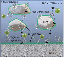 Graphical abstract: Fluorine-rich interface for garnet-based high-performance all-solid-state lithium batteries