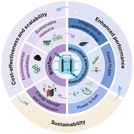 Graphical abstract: Improving microbial electrosynthesis with biochar electrodes in production of CO2 derived biochemicals and biofuels within circular economy systems