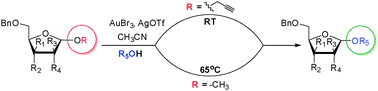 Graphical abstract: Propargyl/methyl furanosides as potential glycosyl donors