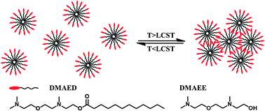 Graphical abstract: Thermosensitive micelles formed from a small-molecule amphiphile: switchable LCST and potential application in cloud point separation
