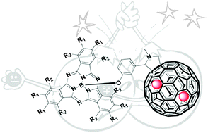 Graphical abstract: Tuning intramolecular electron and energy transfer processes in novel conjugates of La2@C80 and electron accepting subphthalocyanines