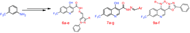 Graphical abstract: Synthesis, characterization and antimicrobial studies of some new trifluoromethyl quinoline-3-carbohydrazide and 1,3,4-oxadiazoles