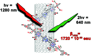 Graphical abstract: First-order hyperpolarizabilities of chiral, polymer-wrapped single-walled carbon nanotubes