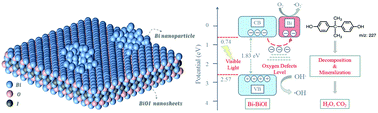 Graphical abstract: Bismuth oxyiodide coupled with bismuth nanodots for enhanced photocatalytic bisphenol A degradation: synergistic effects and mechanistic insight