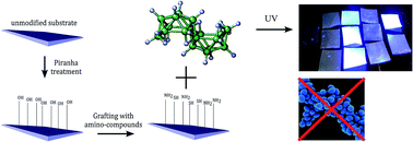 Graphical abstract: Antimicrobial and optical properties of PET chemically modified and grafted with borane compounds