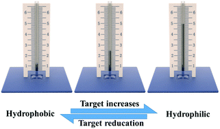 Graphical abstract: Wettability alteration in a functional capillary tube for visual quantitative point of care testing