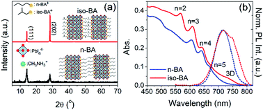 Graphical abstract: Inter-phase charge and energy transfer in Ruddlesden–Popper 2D perovskites: critical role of the spacing cations