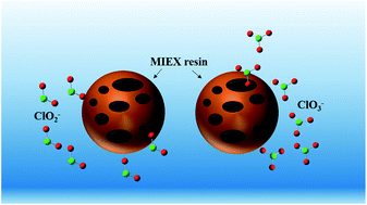 Graphical abstract: Response surface methodology directed adsorption of chlorate and chlorite onto MIEX resin and study of chemical properties