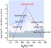 Graphical abstract: In search of the most active MN4 catalyst for the oxygen reduction reaction. The case of perfluorinated Fe phthalocyanine