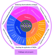 Graphical abstract: Two-dimensional transition metal carbide and nitride (MXene) derived quantum dots (QDs): synthesis, properties, applications and prospects