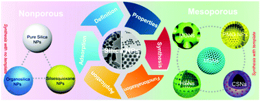 Graphical abstract: Functionalized silica nanoparticles: classification, synthetic approaches and recent advances in adsorption applications