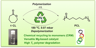 Graphical abstract: Closed-loop chemical recycling of poly(ε-caprolactone) by tuning reaction parameters