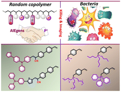Graphical abstract: Compiling modules of photosensitizers and quaternary phosphonium blocks into material networks via a co-polymerization strategy: an effective way to fabricate antimicrobial agents against drug resistance