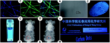 Graphical abstract: Multifunctional water-soluble luminescent carbon dots for imaging and Hg2+ sensing