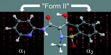 Graphical abstract: Crystallization and disorder of the polytypic α1 and α2 polymorphs of piroxicam