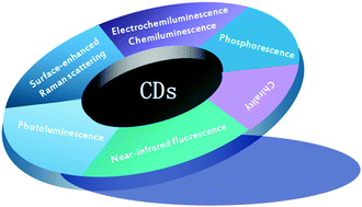 Graphical abstract: Spectroscopic studies of the optical properties of carbon dots: recent advances and future prospects