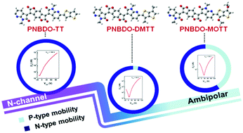 Graphical abstract: Tunable charge-transport polarity in thienothiophene–bisoxoindolinylidene-benzodifurandione copolymers for high-performance field-effect transistors