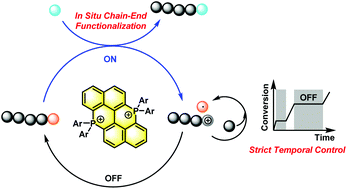 Graphical abstract: Organocatalytic cationic degenerate chain transfer polymerization of vinyl ethers with excellent temporal control