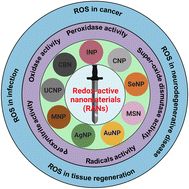 Graphical abstract: Oxidative stress modulating nanomaterials and their biochemical roles in nanomedicine