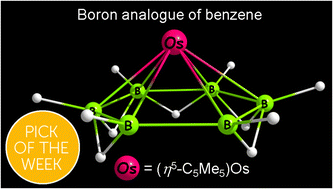 Graphical abstract: All-boron analogue of planar benzene on an osmium template