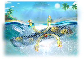 Graphical abstract: Enhanced activity and chlorine protection in prolonged seawater electrolysis using MoS2/sulfonated reduced graphene oxide