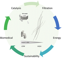 Graphical abstract: High-aspect-ratio nanostructured hydroxyapatite: towards new functionalities for a classical material