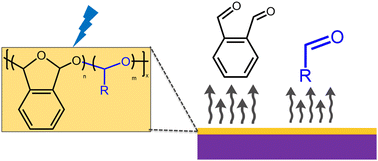 Graphical abstract: Analysis of EUV induced depolymerization and side reactions of polyphthalaldehydes for dry develop EUV resist applications