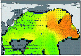 Graphical abstract: Optimum interpolation analysis of basin-scale 137Cs transport in surface seawater in the North Pacific Ocean