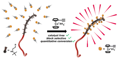 Graphical abstract: Amine-containing block copolymers for efficient catalyst-free hydroamination and preparation of functional metallopolymers