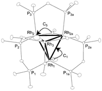 Crystal Structure And Fluxional Behaviour In Solution Of Rh4 Co 6 M Me2pch2pme2 3 Dalton Transactions Rsc Publishing