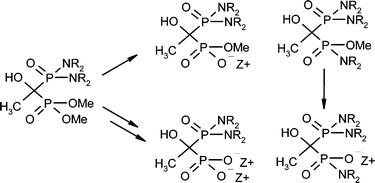 First Synthesis Of Etidronate Partial Amides Starting From Pcl3 Organic Biomolecular Chemistry Rsc Publishing