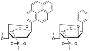 Oligodeoxynucleotides Containing A L Ribo Configured Lna Type C Aryl Nucleotides Organic Biomolecular Chemistry Rsc Publishing
