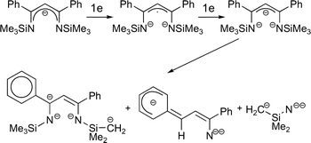 Reactions Of Li And Yb Coordinated N N Bis Trimethylsilyl B Diketiminates One And Two Electron Reductions Deprotonation And C N Bond Cleavage Dalton Transactions Rsc Publishing
