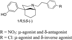 Opioid Ligands With Mixed Properties From Substituted Enantiomeric N Phenethyl 5 Phenylmorphans Synthesis Of A µ Agonist D Antagonist And D Inverse Agonists Organic Biomolecular Chemistry Rsc Publishing