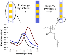 Localized Surface Plasmon Resonance Lspr Sensitivity Of Au Nanodot Patterns To Probe Solvation Effects In Polyelectrolyte Brushes Chemical Communications Rsc Publishing