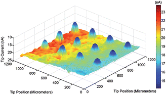 Scanning electrochemical microscopy of genomic DNA microarrays—study of ...