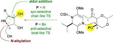 Synthesis Of Pyrrolidine Homoazasugars And 3 4 Dihydroxy 5 Hydroxymethylprolines Using Aldol Additions Of Metalated Bislactim Ethers To 2 4 O Ethylidene D Erythroses Organic Biomolecular Chemistry Rsc Publishing