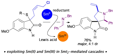 Exploiting Sm(ii) and Sm(iii) in SmI2-initiated reaction cascades ...